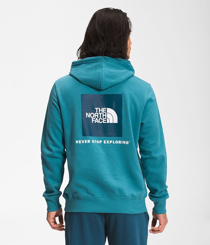 The North Face Mens Hoodie Box NSE Pullover 401MECAZI - Blue